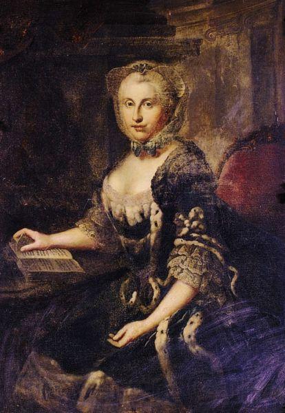 Johann Georg Ziesenis Portrait of Augusta Hanover